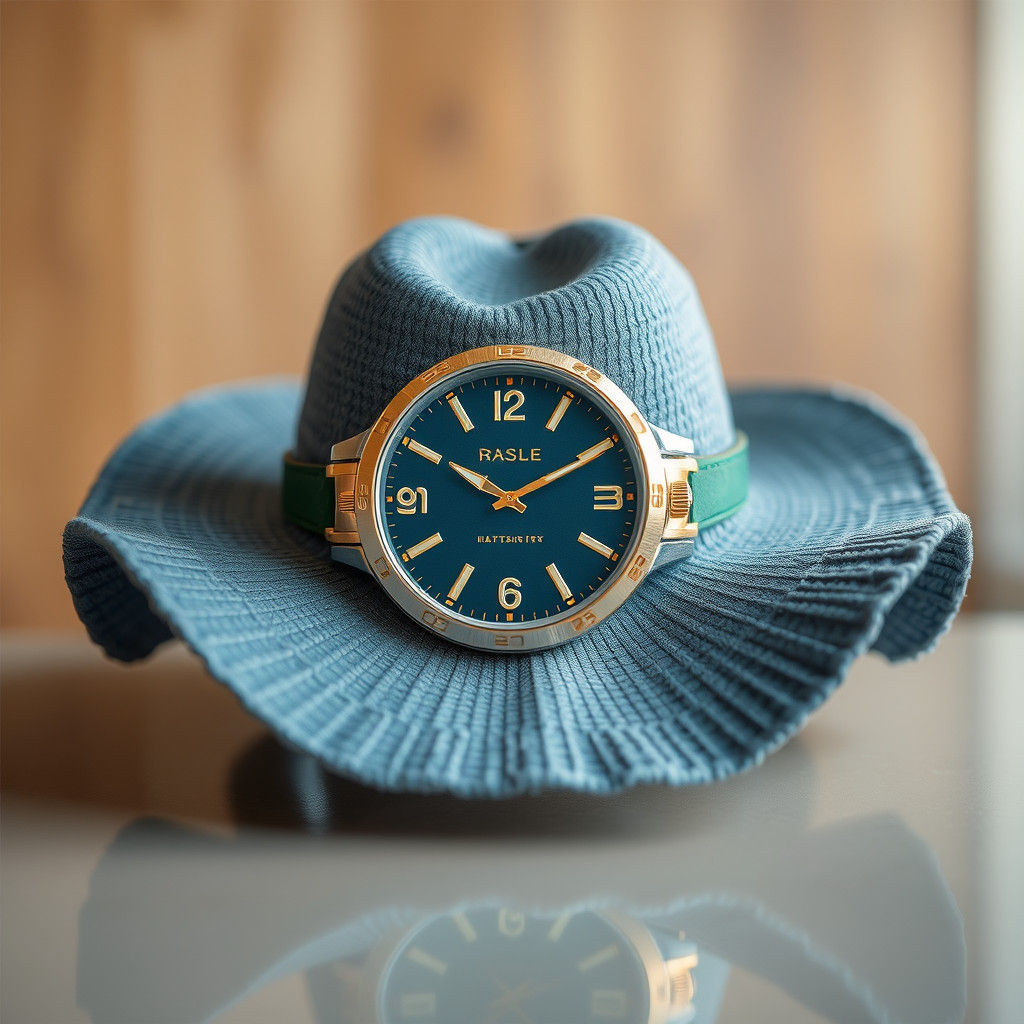 Hat as Large Table Watch: Surreal Design