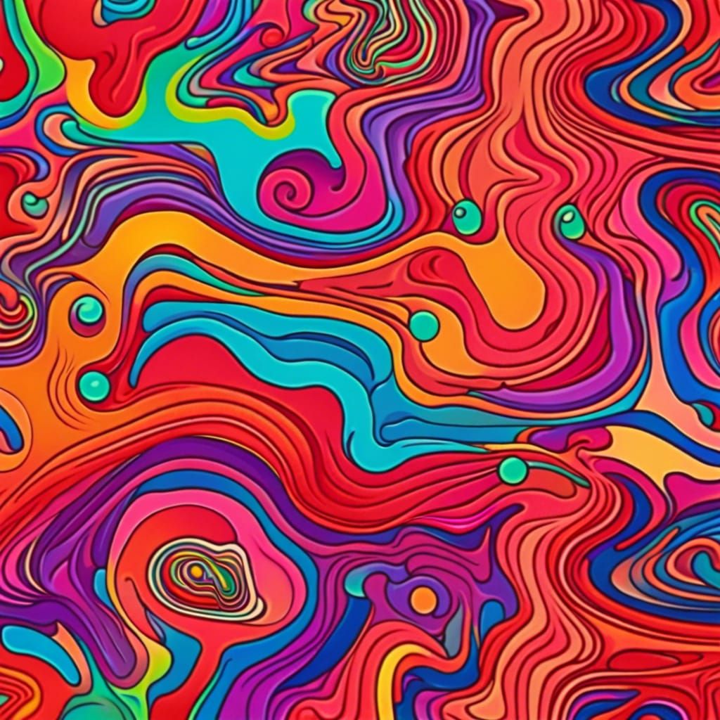 Psychedelic Ketchup: A Whimsical AI Reimagining