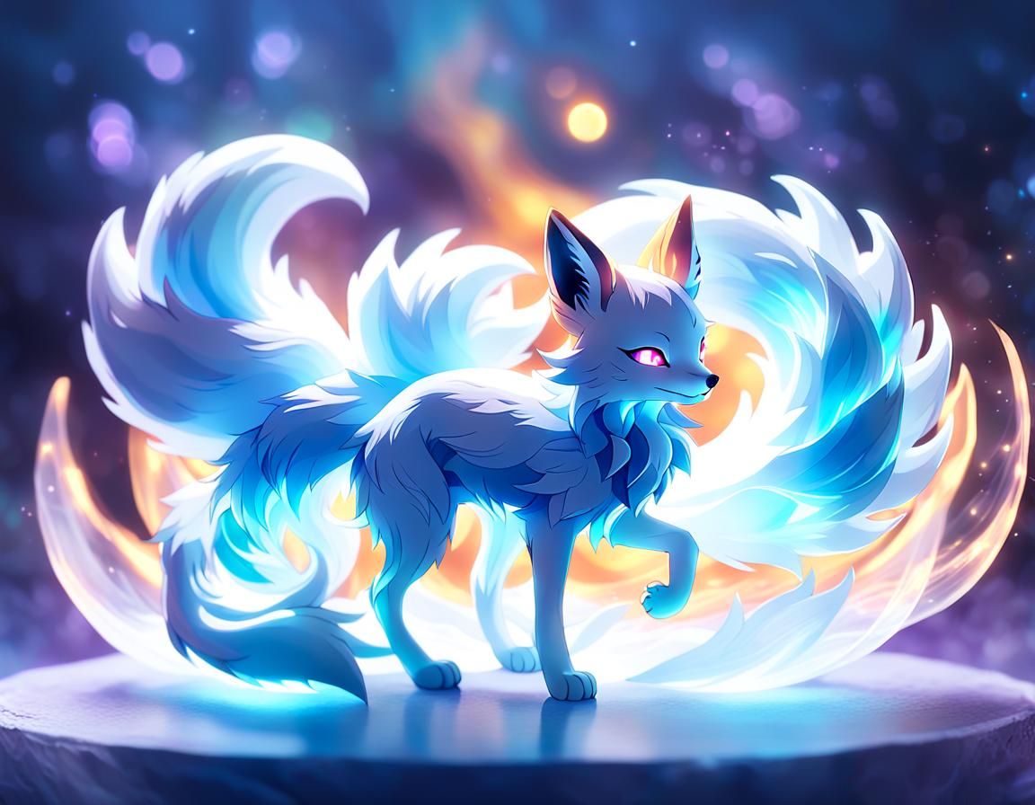 Ethereal Kitsune Reveals Shimmering Aura