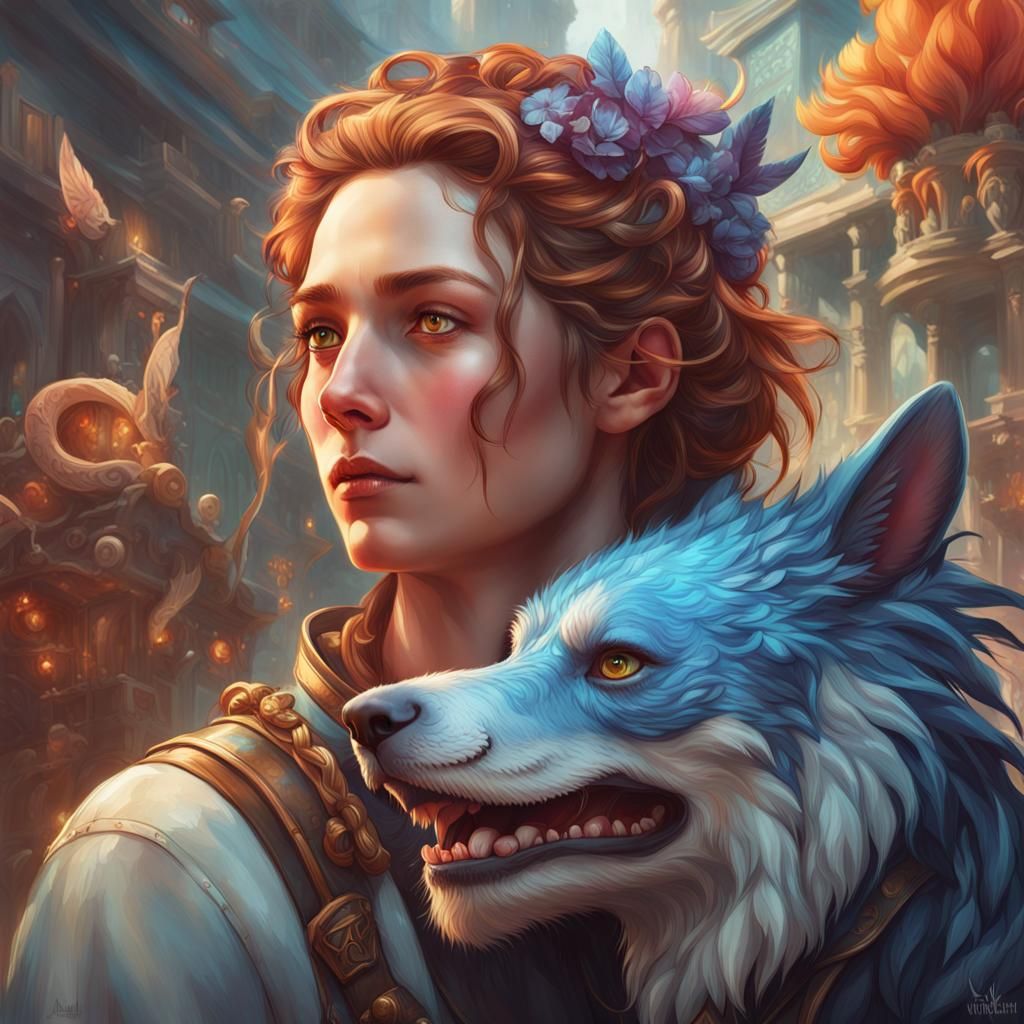 Mythical Pets and Their Human Companions