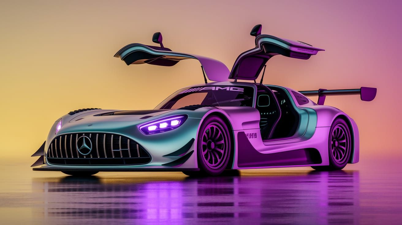 Sleek 2030 AMG Mercedes E Performance CLR Vision GT3 in Futu...