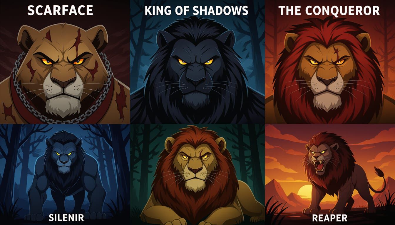 Aggressive Lions Inspired by Legends of Africa