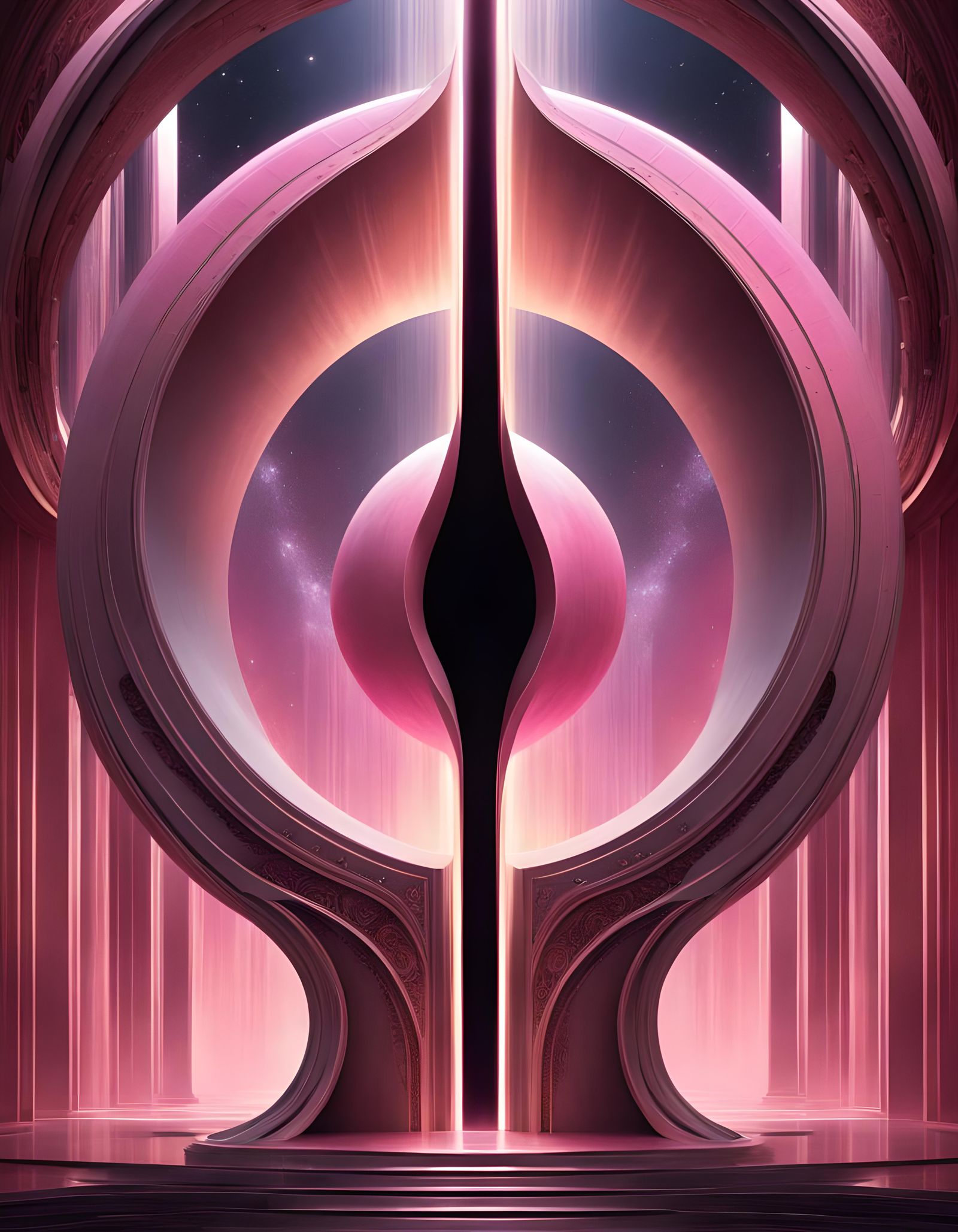 Hyperrealistic Fantasy Portal in 3D