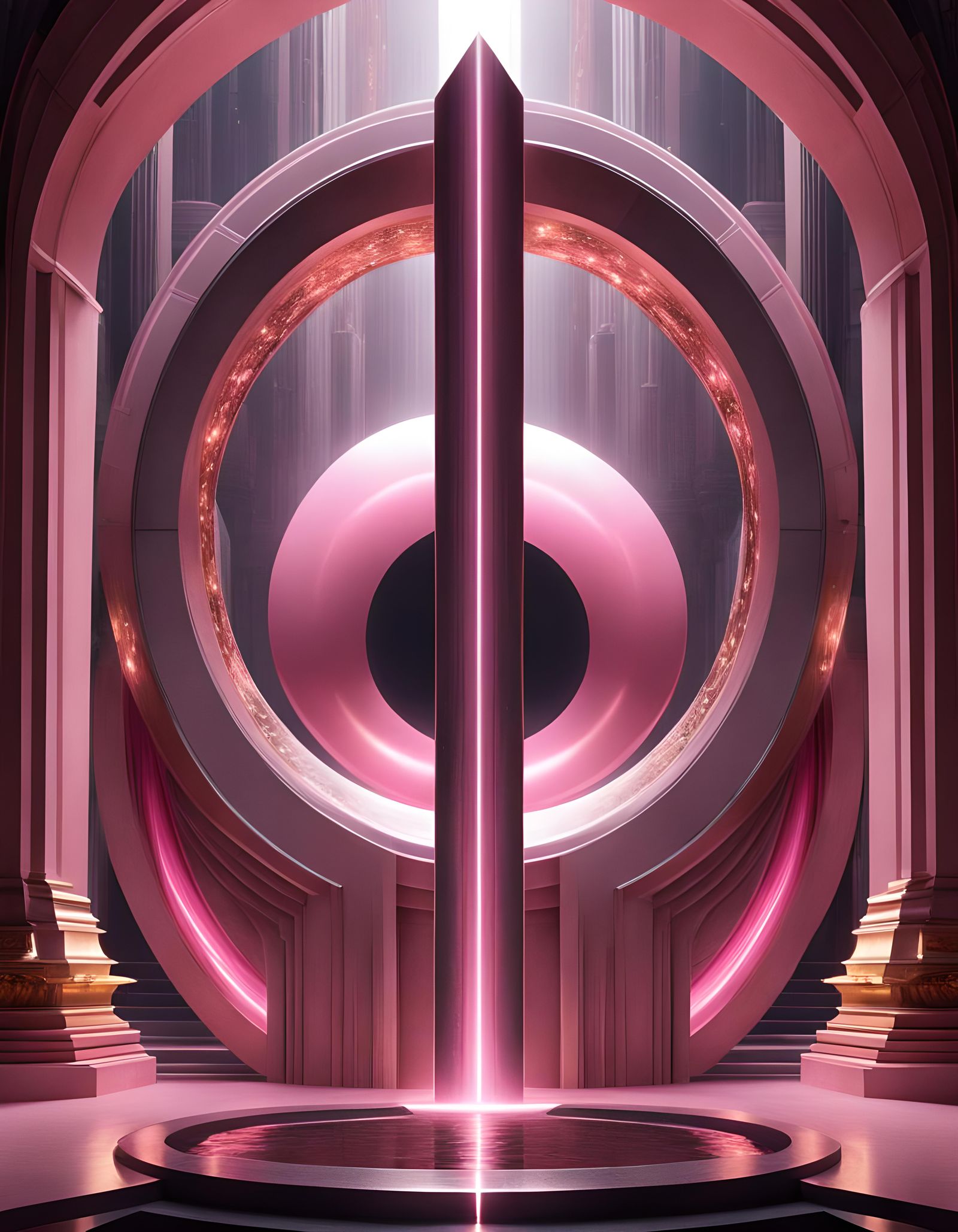 Fantasy Portal to Another Reality in 3D