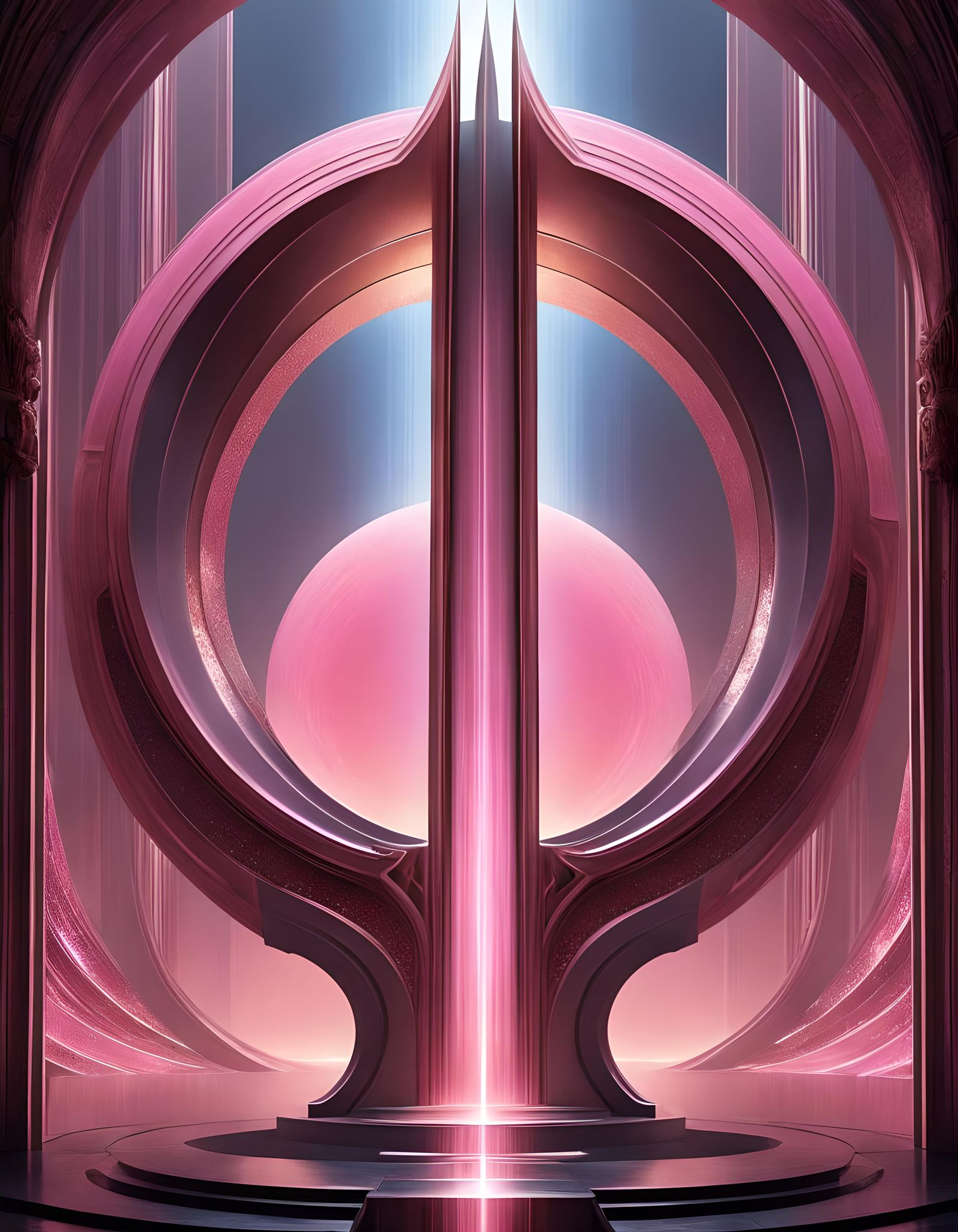 Glistening Fantasy Portal to Another Reality