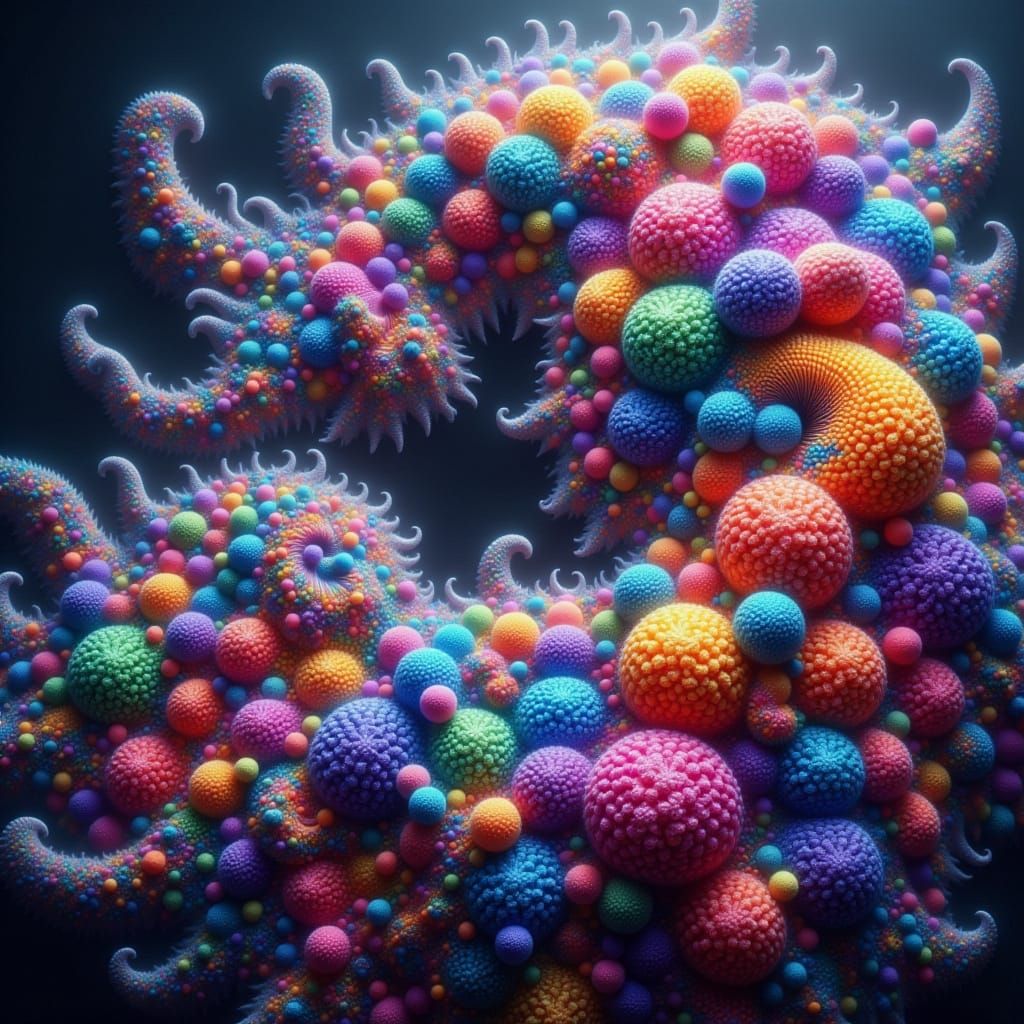 Vibrant Fractal Art in Unreal Engine 5