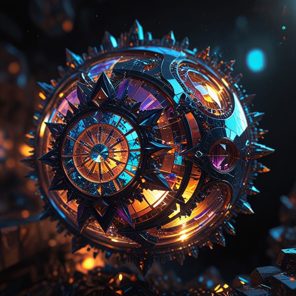 Intricate Fractal Geometry in Photorealistic Digital Art