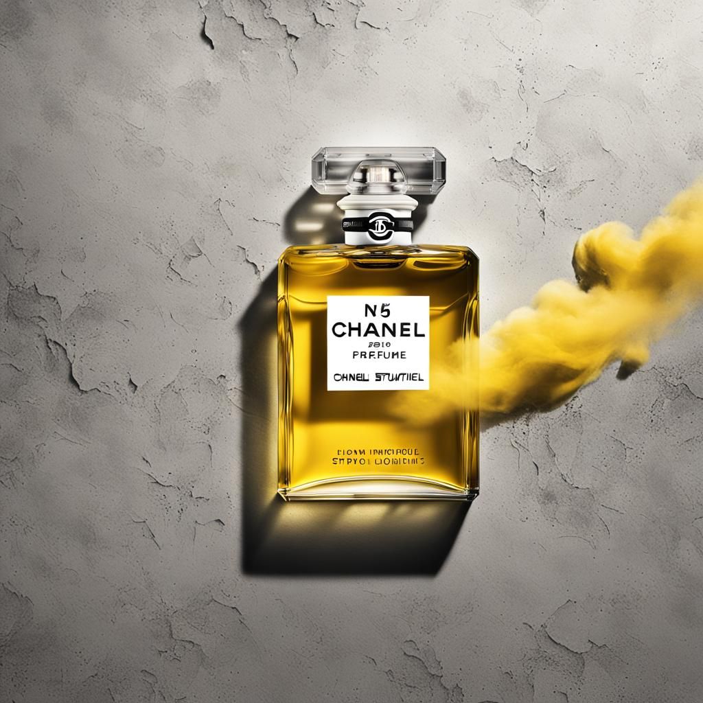 Chanel N5 Perfume Bottle Still Life: Studio Photography