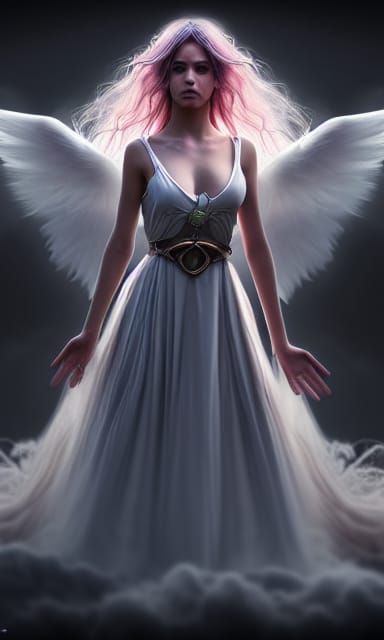 Electric Princess: Hyperrealistic Dark Fantasy Concept Art