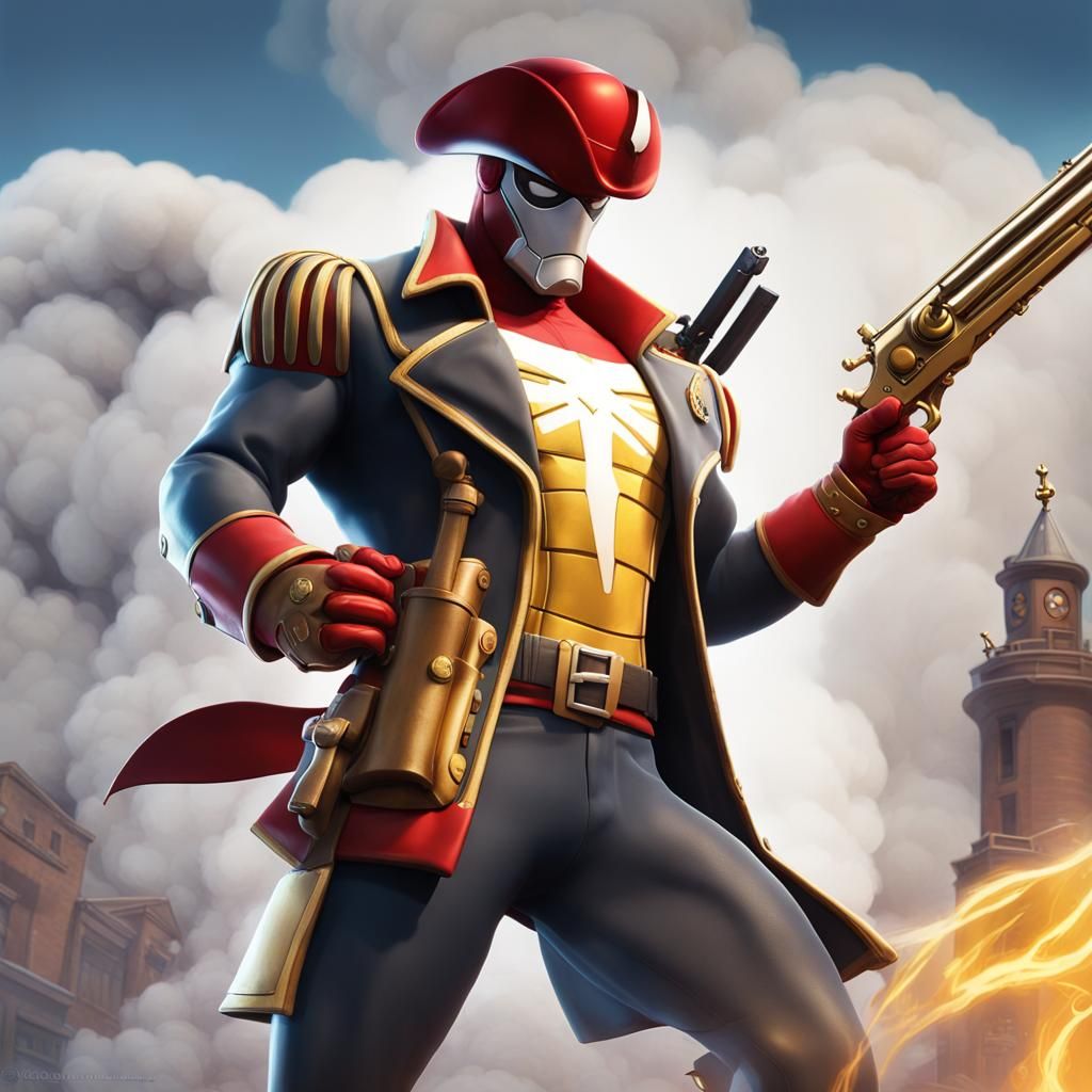Daredevil as Fortnite Game Cover Art in 3D