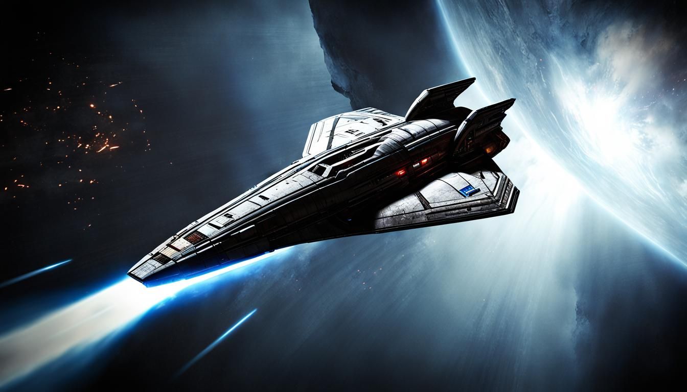 Mass Effect Normandy SR-2 Through Space Portal