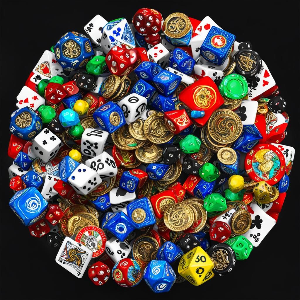 Chaotic Symbols of Chance and Luck