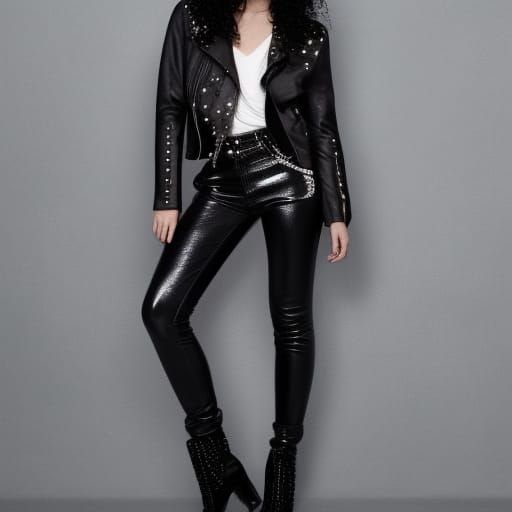 Woman with Glowing Hair, Comic Book Art Style