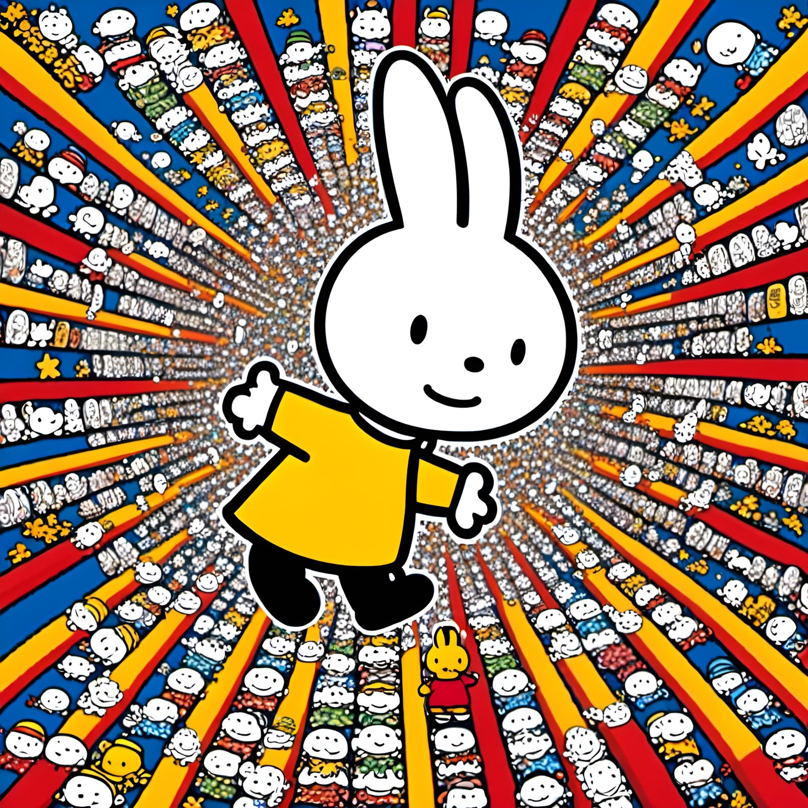 Minimalist Character Inspired by Peanuts and Mr. Men