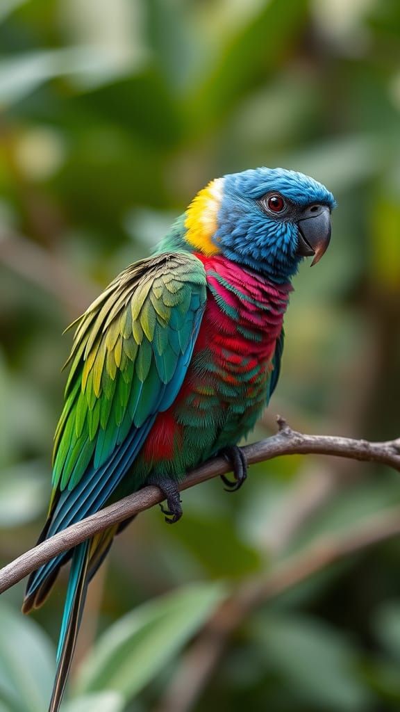 Brilliant Blue Macaw Image