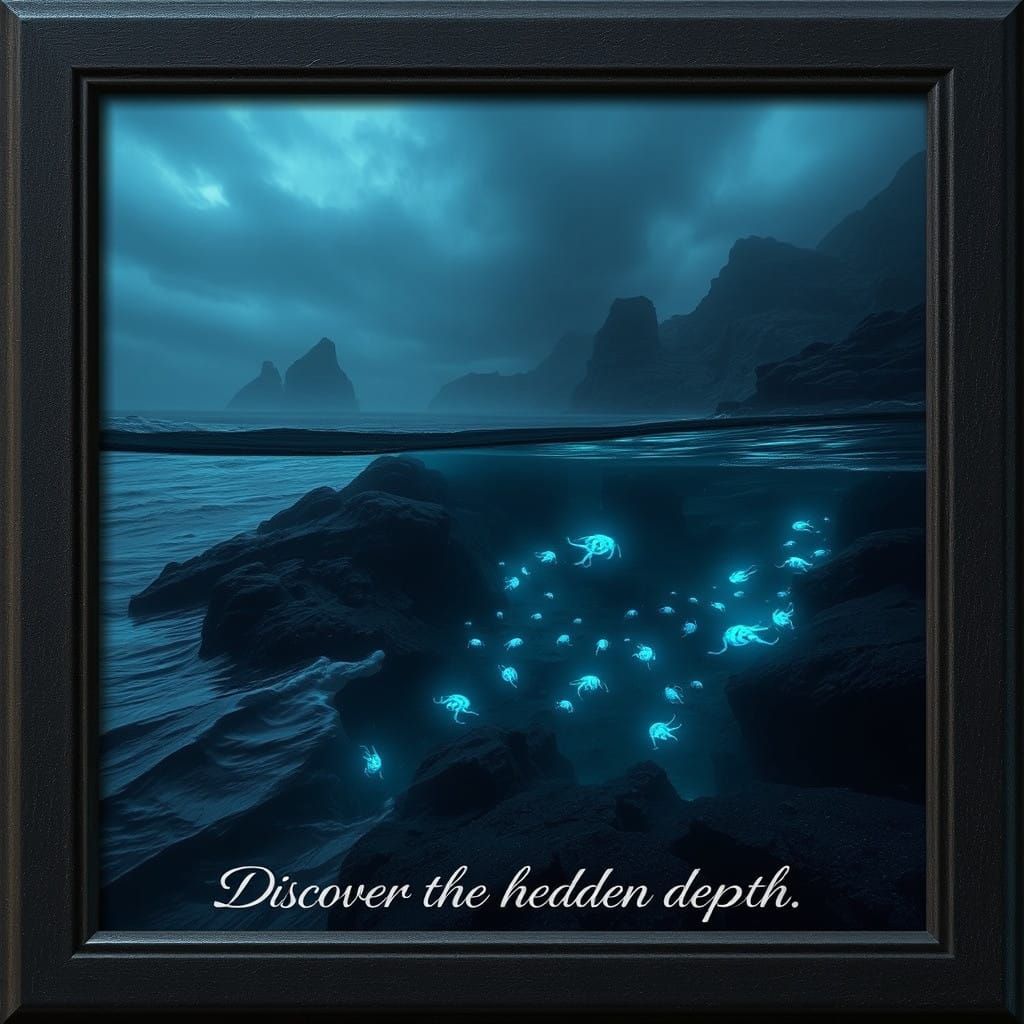 Ethereal Underwater Volcanic Lair