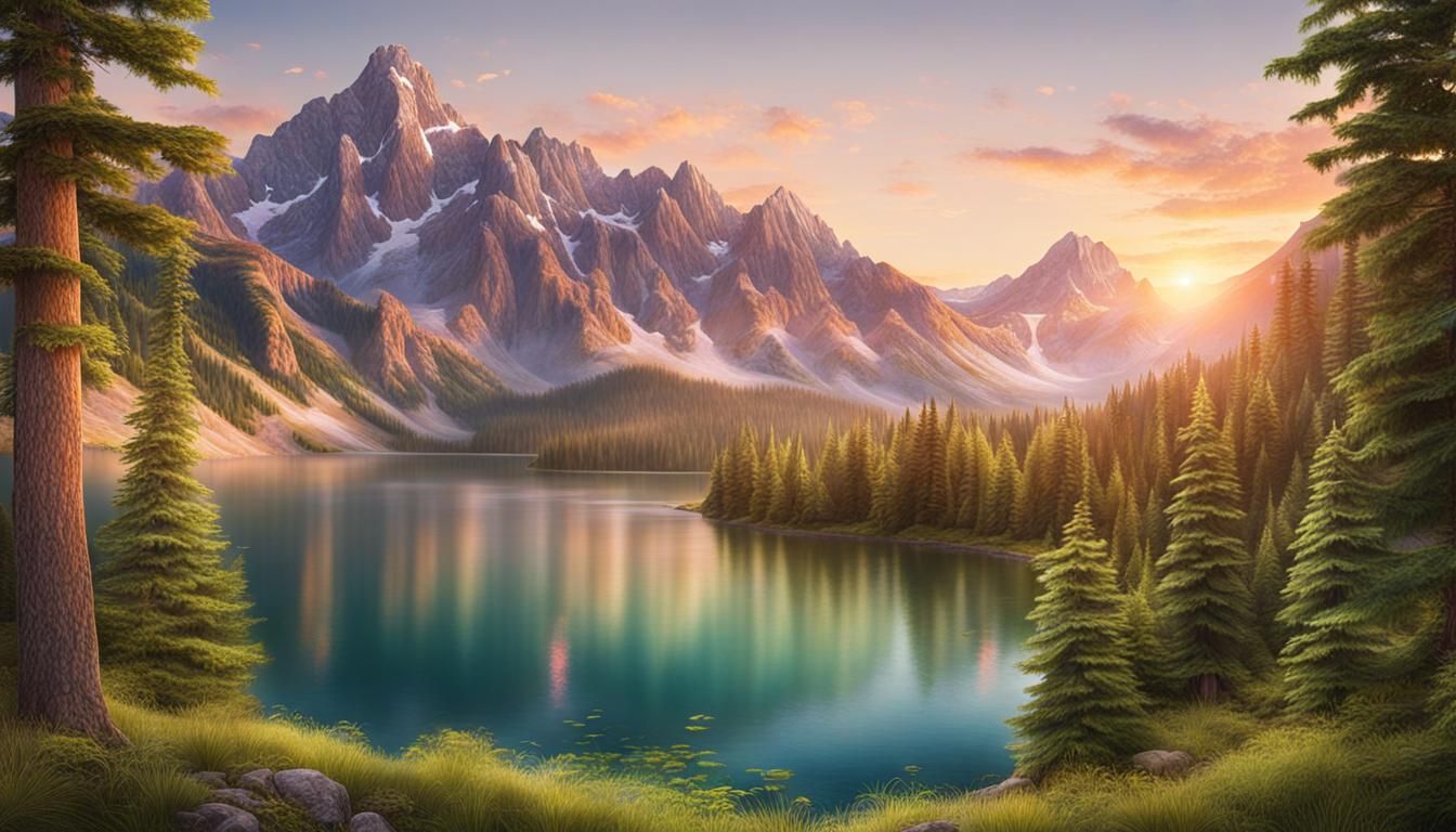serene mountain landscape
