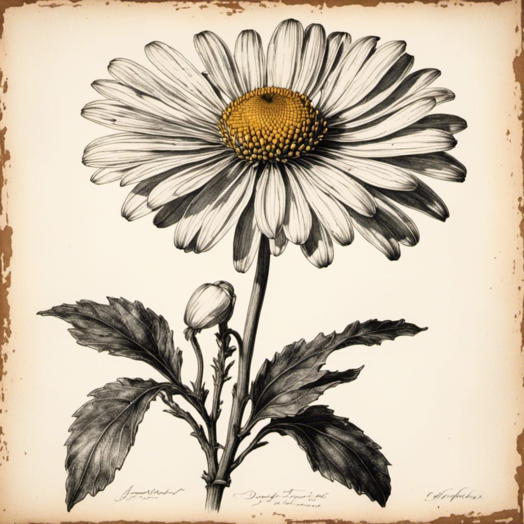 Botanical study - Daisy