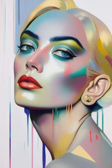 Hyperdetailed Portrait of a Woman in Fantasy Art Style