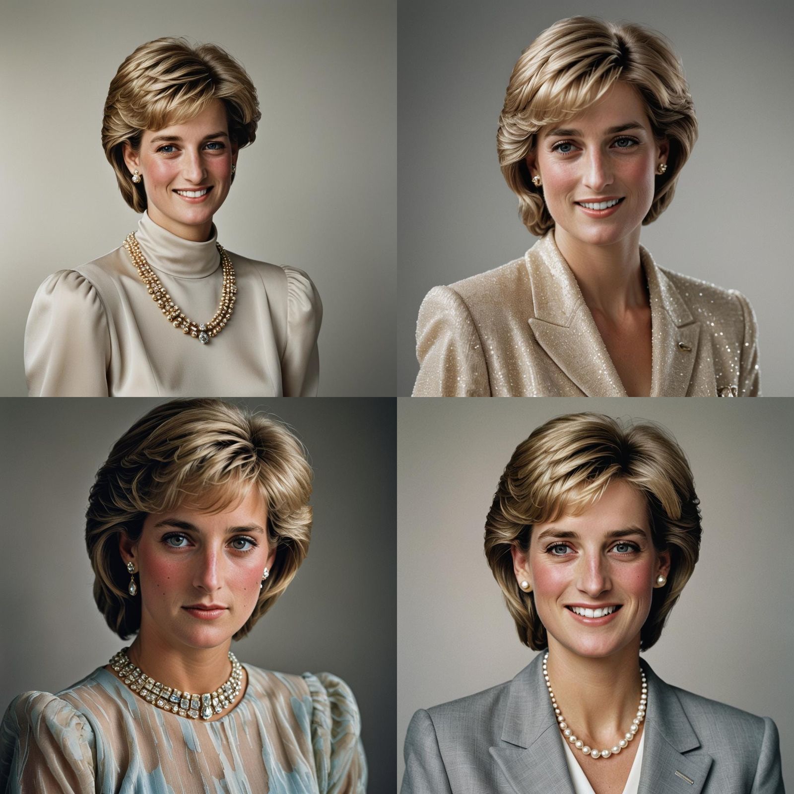 Princess Diana Portrait in Professional Studio Lighting
