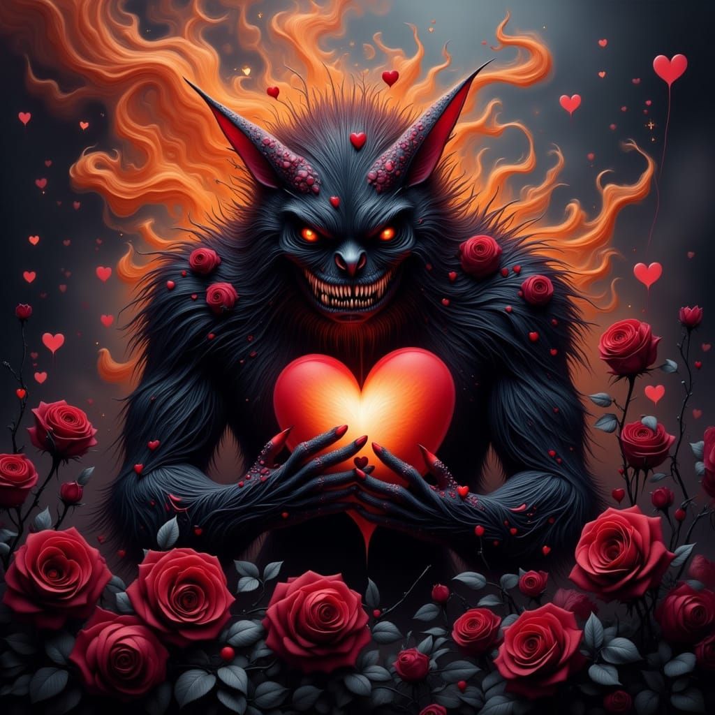 Made from Smoke, silhouette be my valentine...