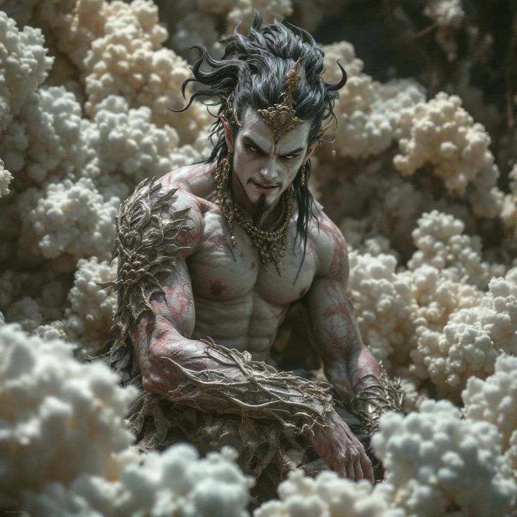 Oni in Cinematic Photography Style