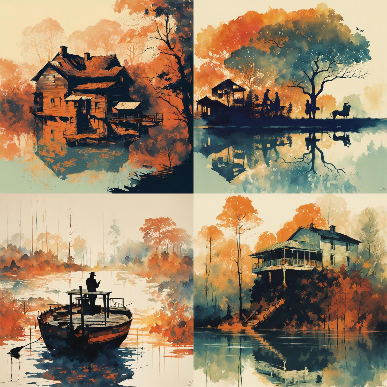 Ethereal Landscape in Soft Light