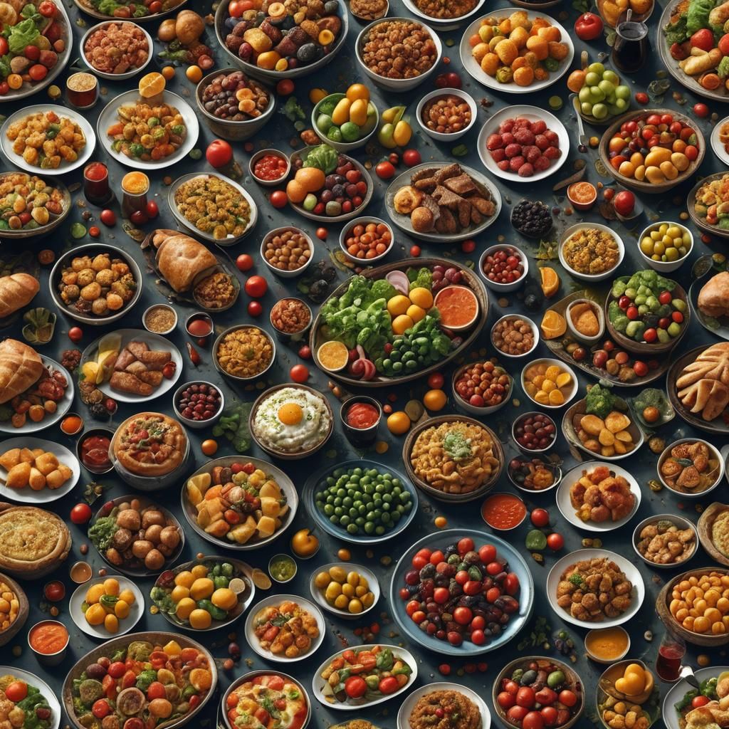 Epic Cinematic Food: Detailed Digital Matte Painting