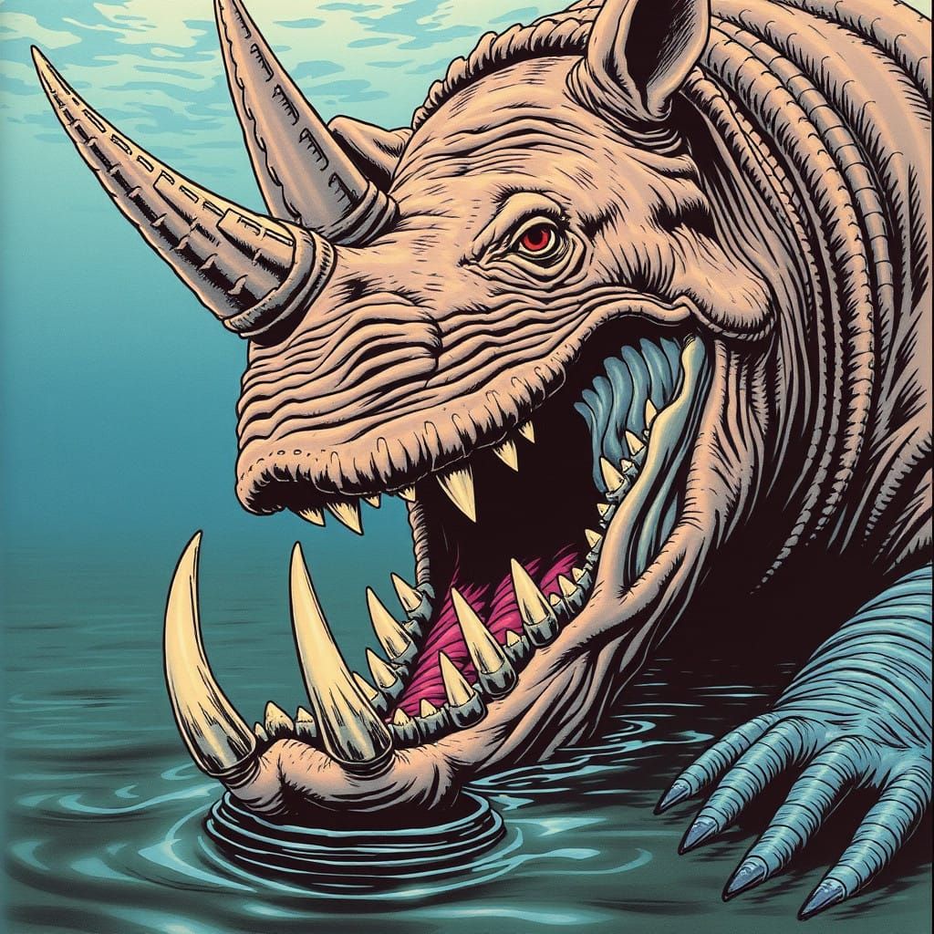 Giant Sea Monster's Ancient Hawaiian Lair