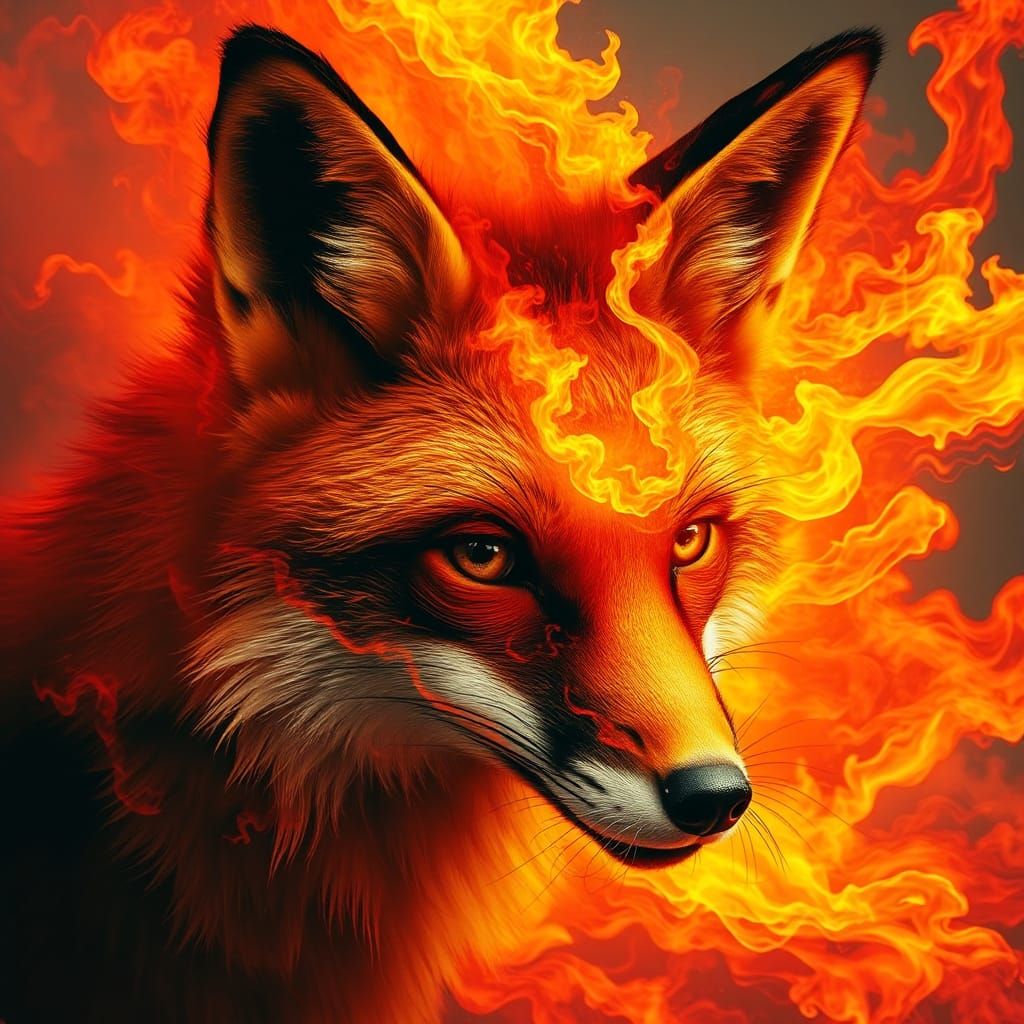 Infernal Fox: Apocalyptic Visions in Double Exposure