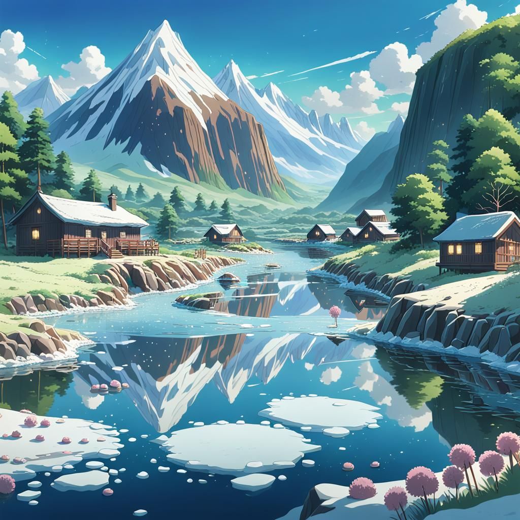 Candy Land: A Studio Ghibli Inspired Dreamscape