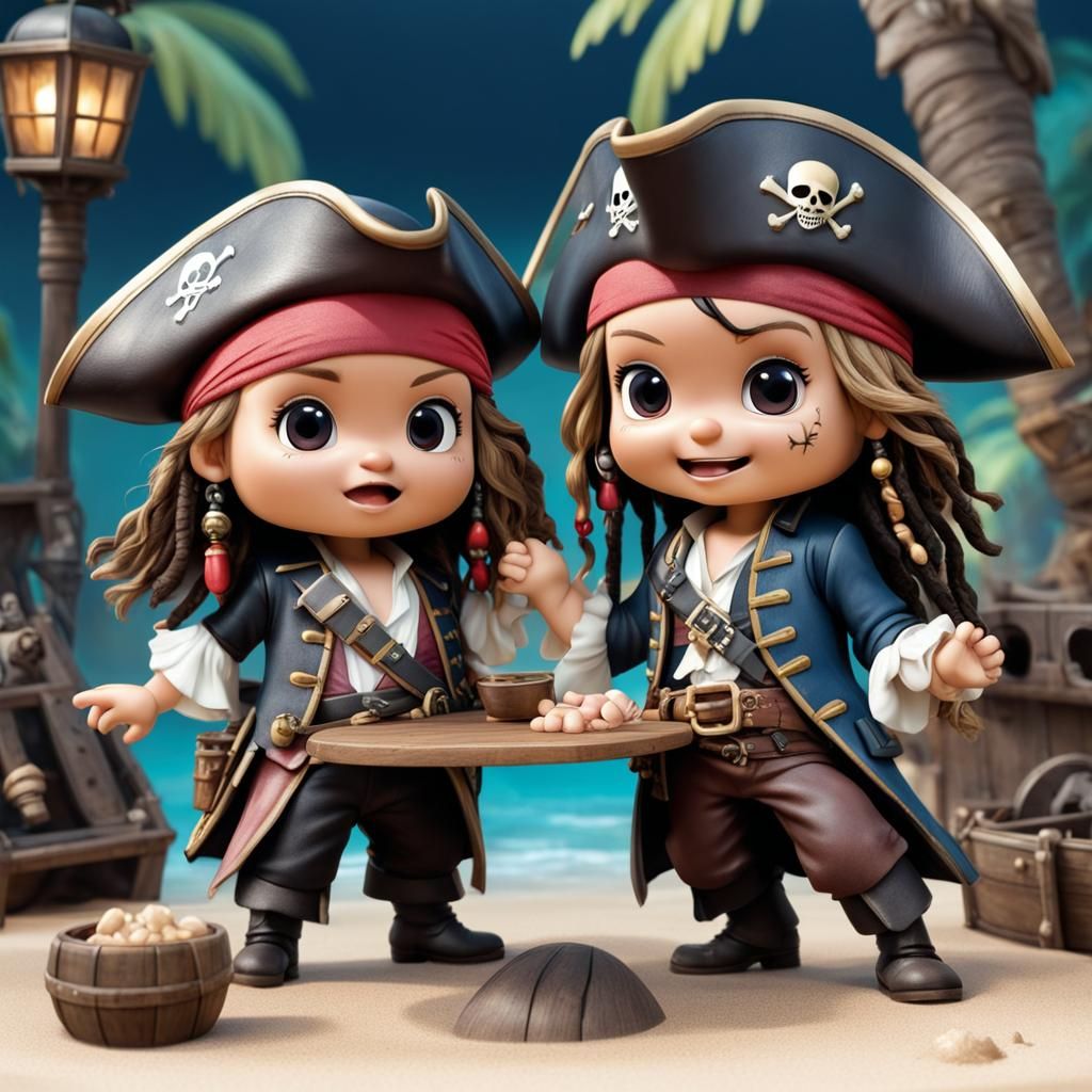 Pirates of the Caribbean in training