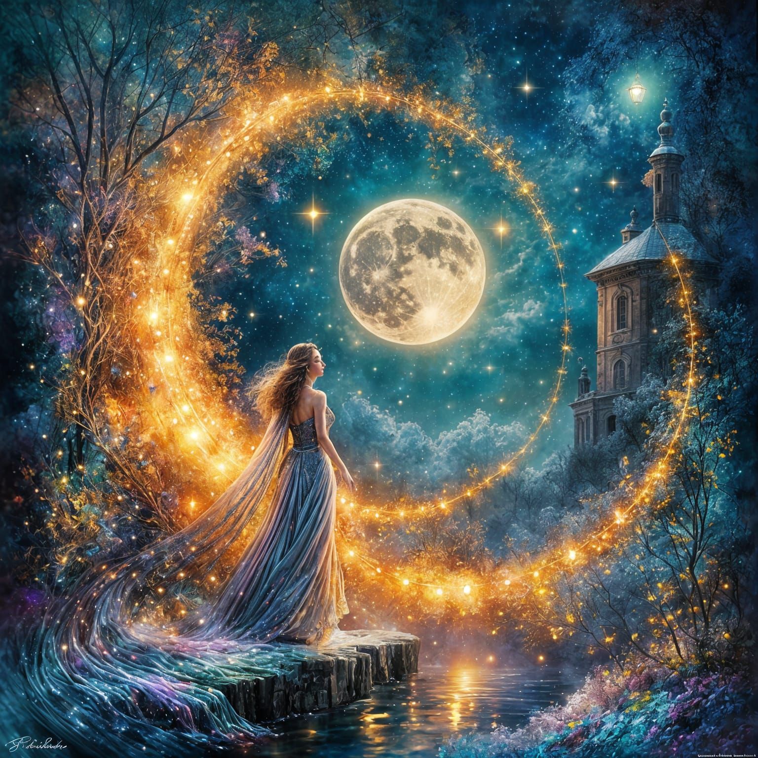 <lora:EtherealVisionsFlux:1.0>kalisions de Marash brodé baryum rotifère obsidienne pellucide ravi soutache brisée électr...