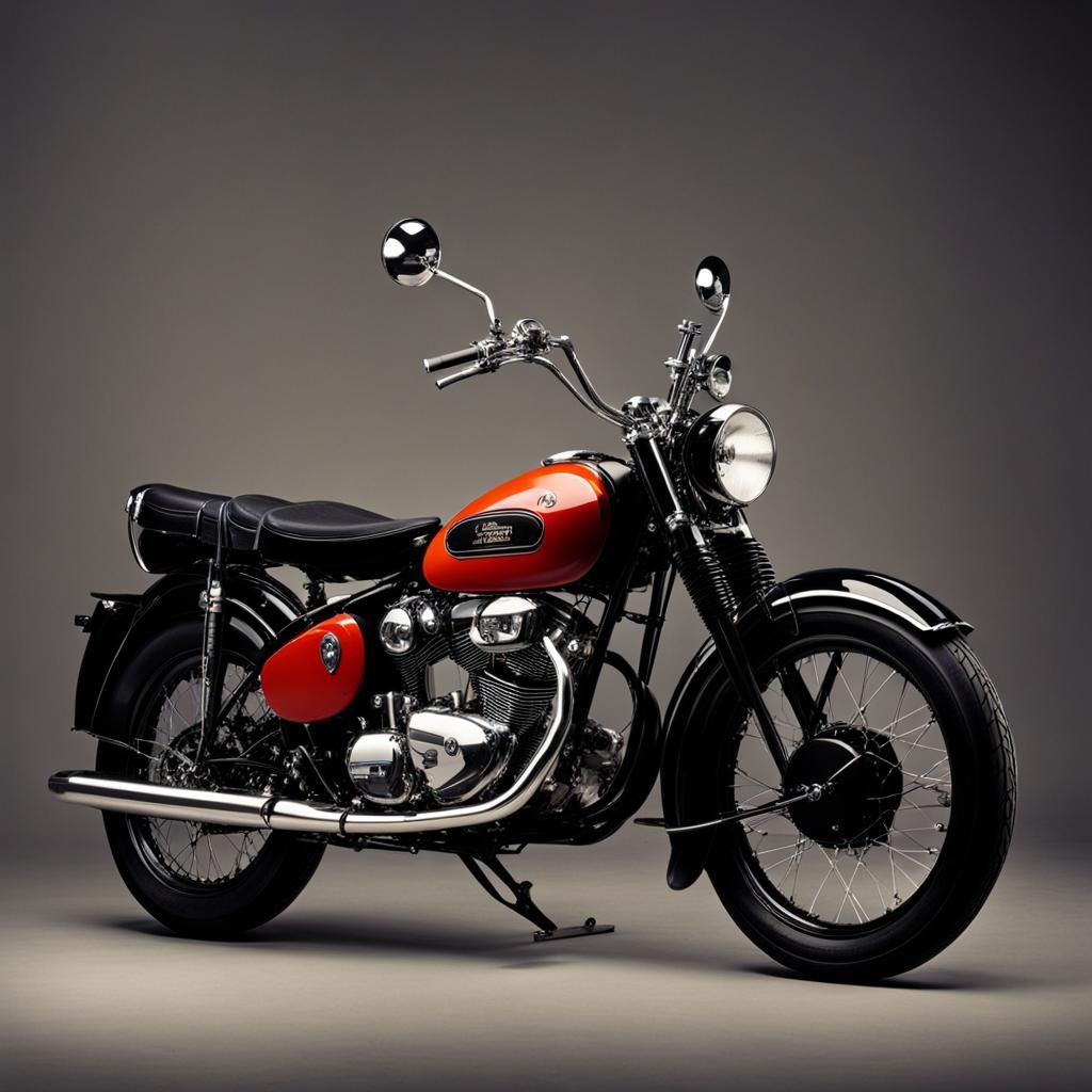 Classic Motorcycle Image