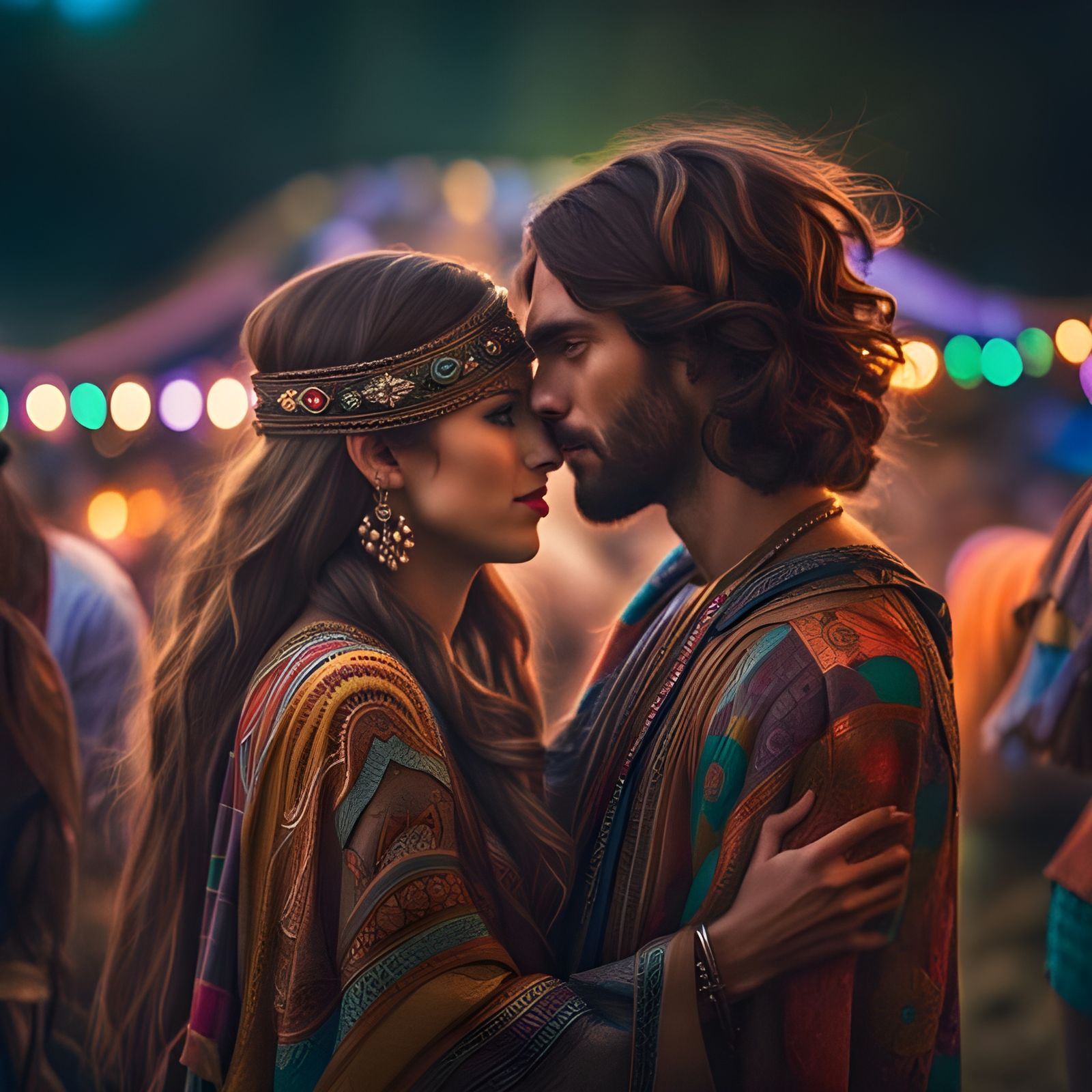 An embrace of love and peace