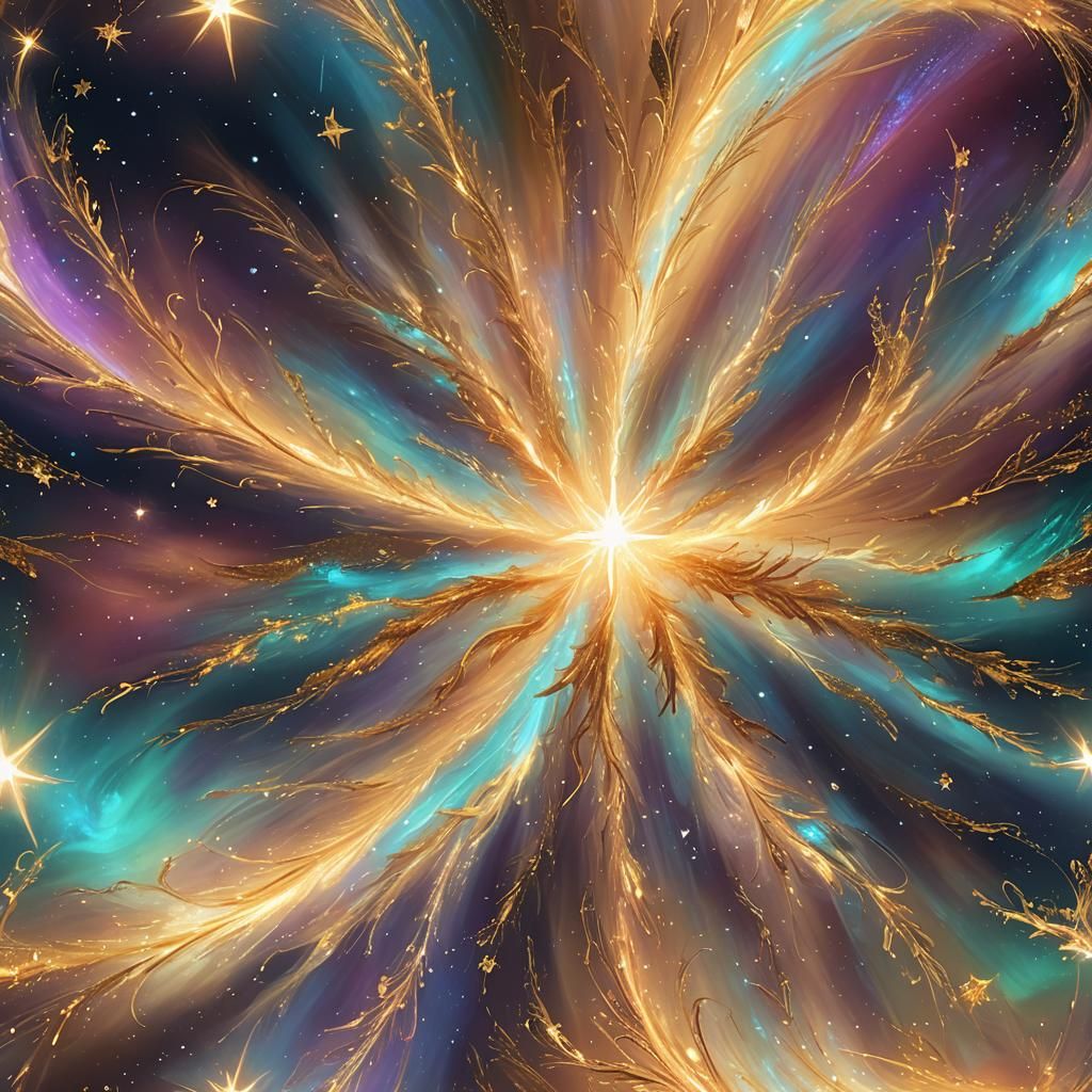 Celestial Star Radiating Love Energy