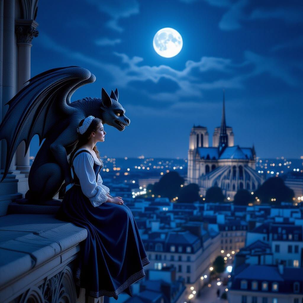 My gargoyle and me...