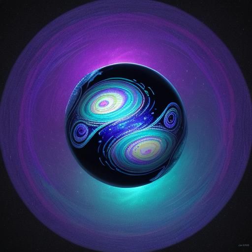 Eggs with Swirling Patterns in Astral Illustration