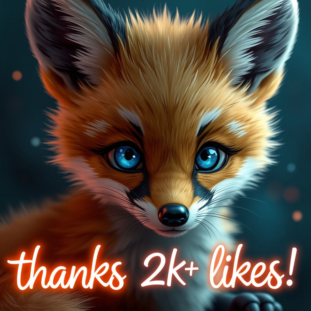 Cute Fox Cub Says Thanks: 2K+ Likes