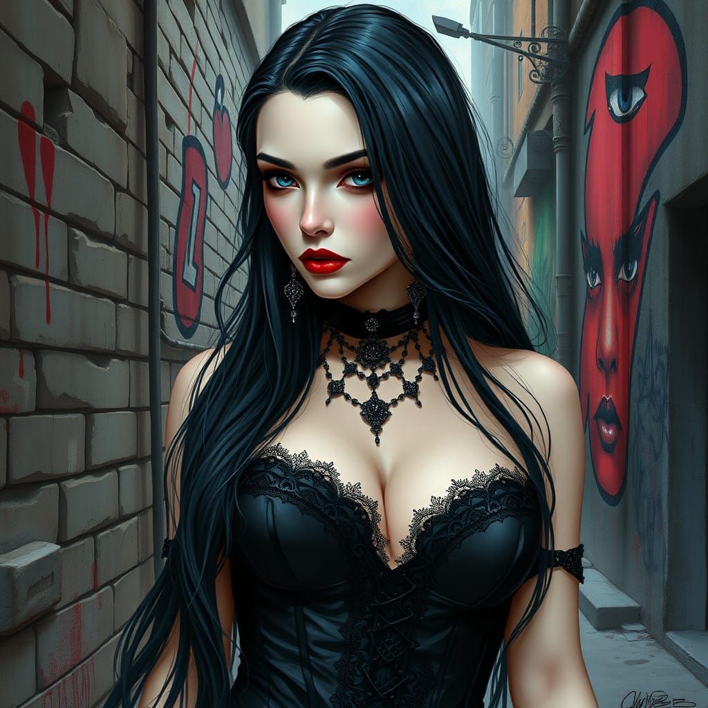 Gothic Goddess in Urban Realm