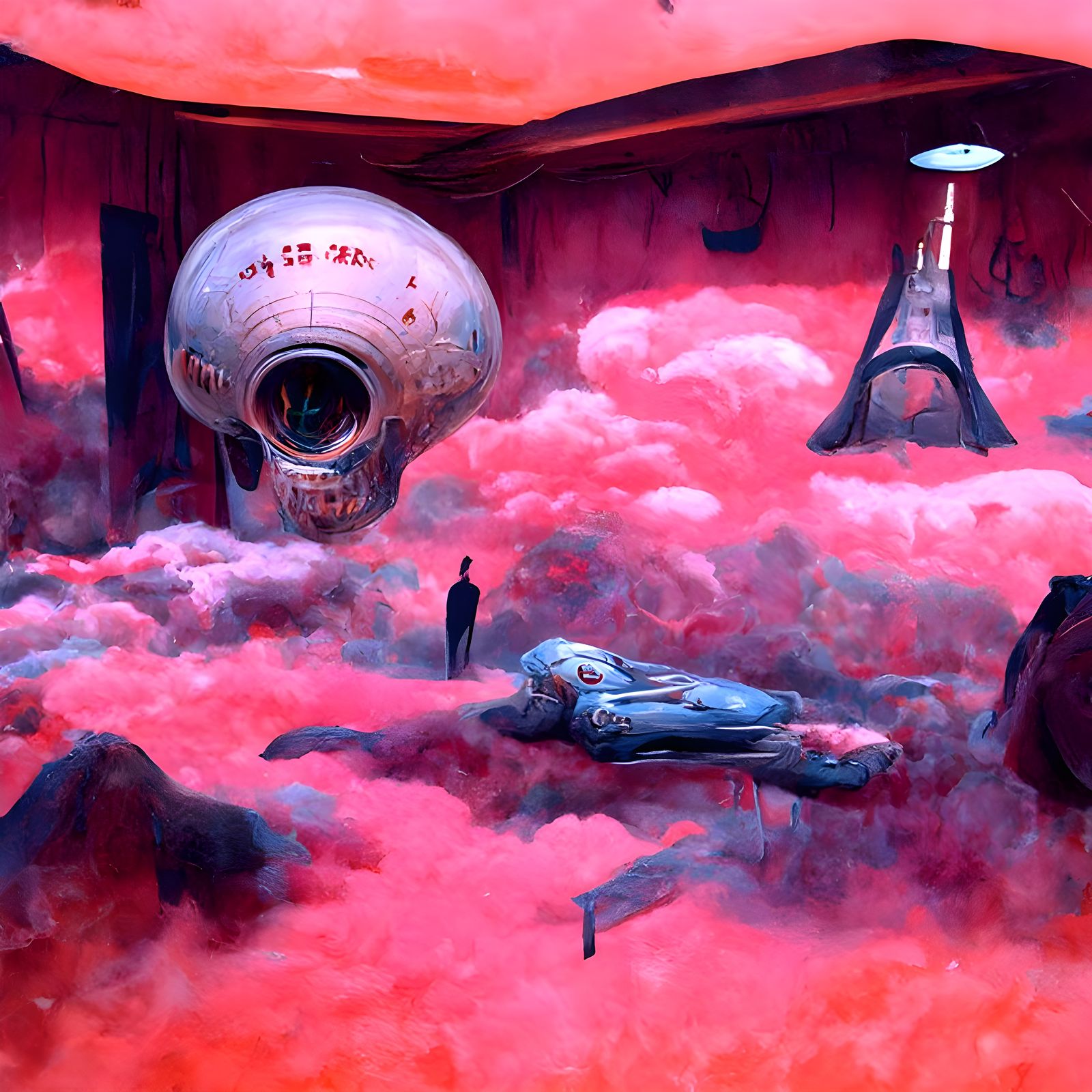 Star Trek Enterprise on Acid Trip: Surreal Space Art