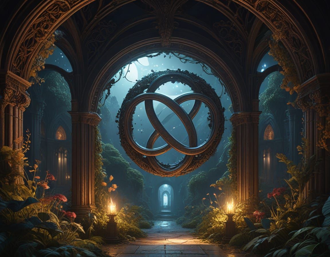 Ethereal Polyamory Infinity in Dark Fantasy Realms