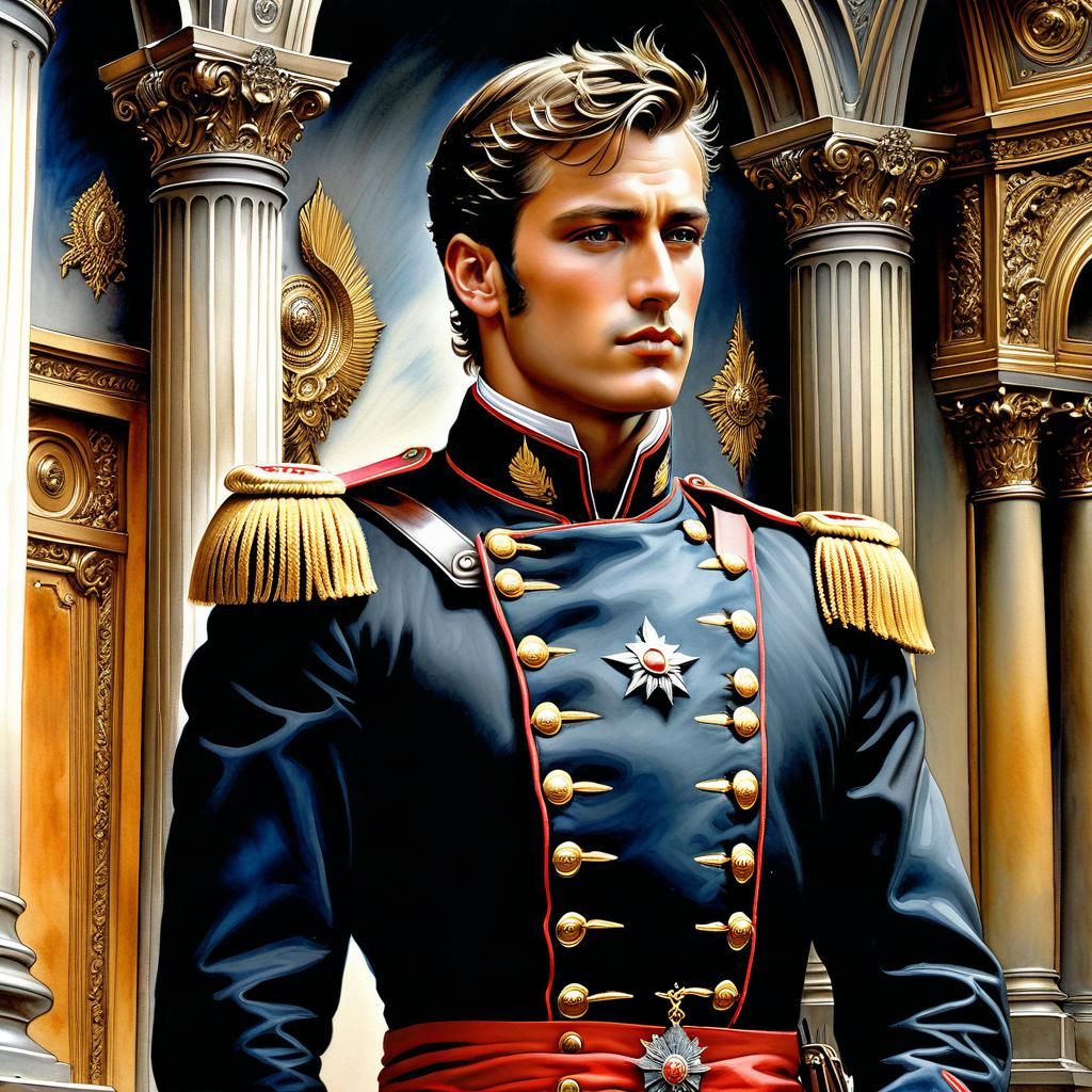 Officer from the XIXth century