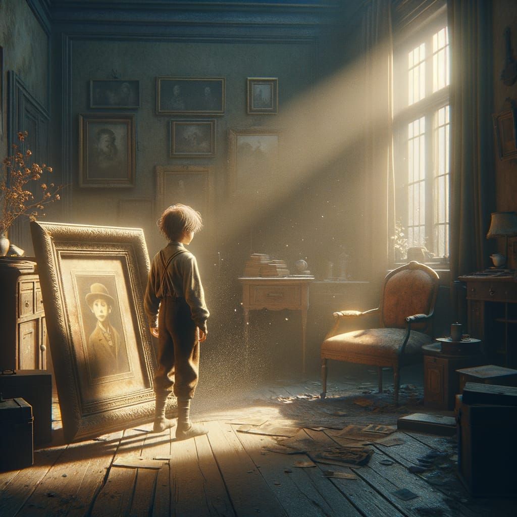 Whispers of Forgotten Memories in Sepia Tones