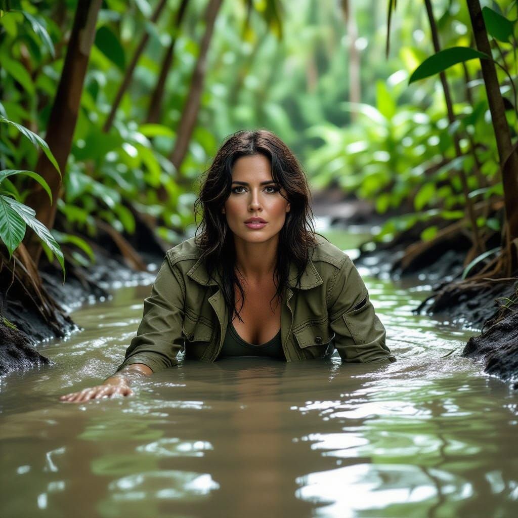 Sarah Silverman Sinks in Jungle Quicksand, Cinematic Film St...