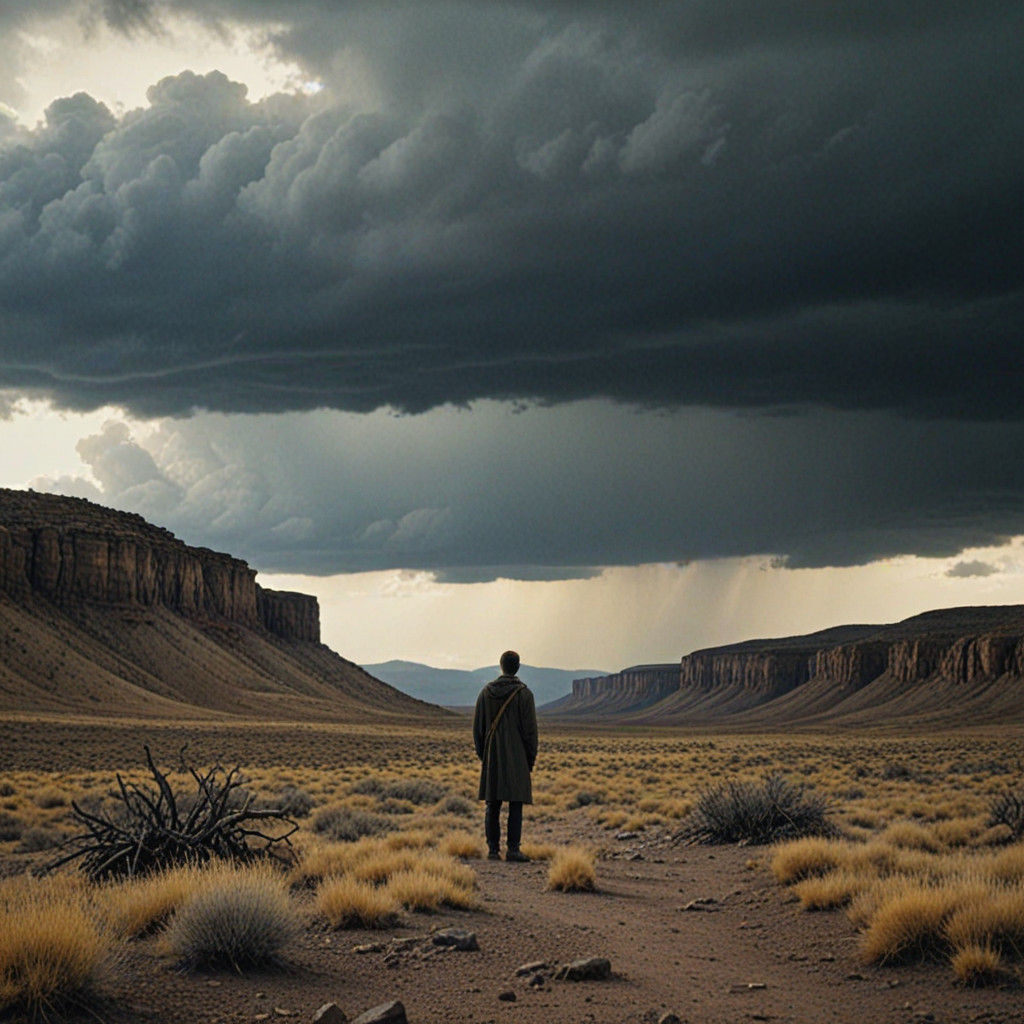 Desolate Saturday Afternoon in Cinematic Film Style