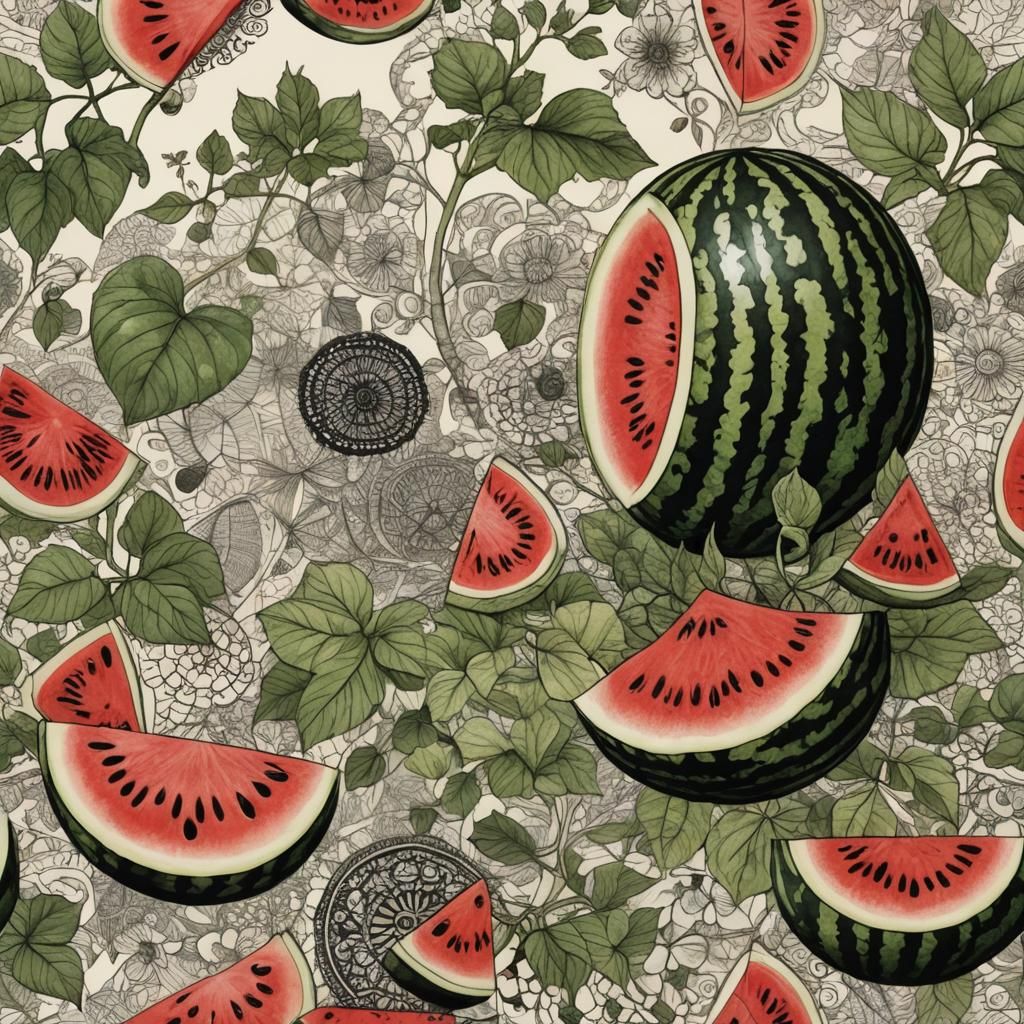 Time to eat a watermelon