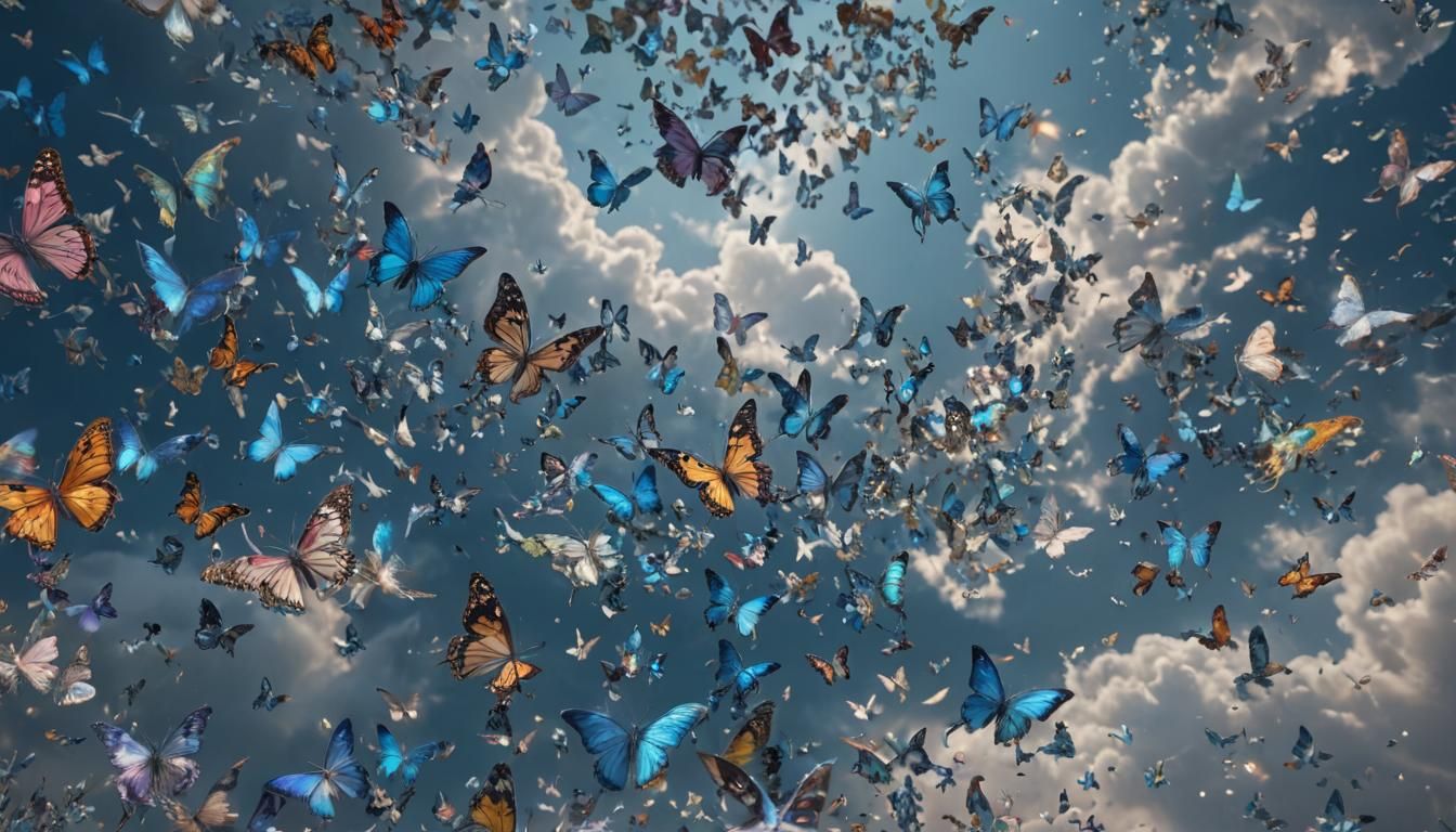 Hyperdetailed Butterflies in Generative Visual Arts