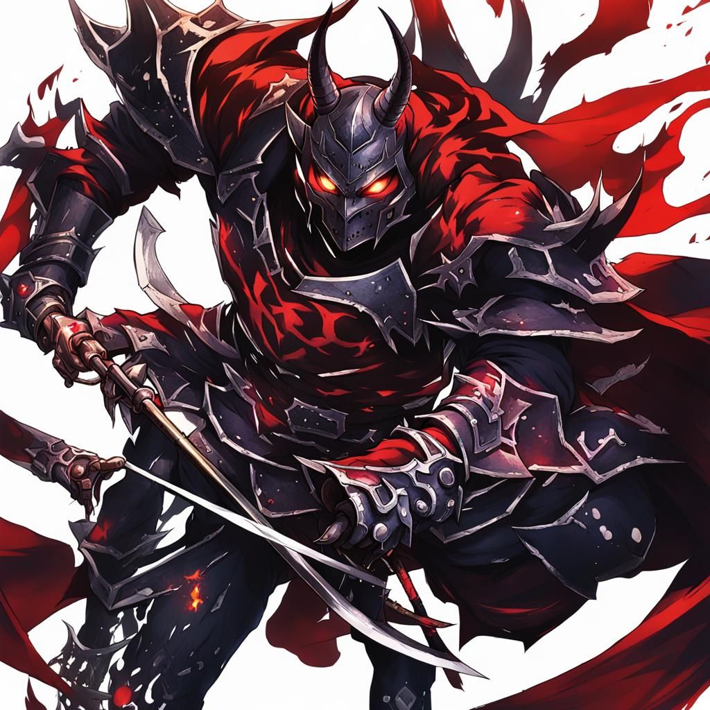 Devil Knight in Anime Style