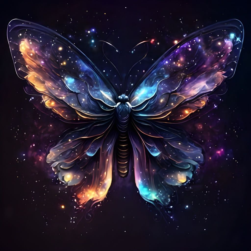 Ethereal Space Flutter: AI-Generated Dreamscape